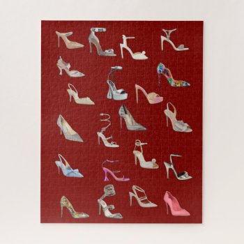 High Heels Stilettos Fashion Shoes Jigsaw Puzzle by Lorriscustomart at Zazzle