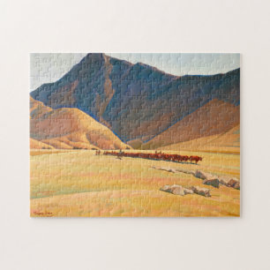 High Hills of Tehachapi by Maynard Dixon Jigsaw Puzzle
