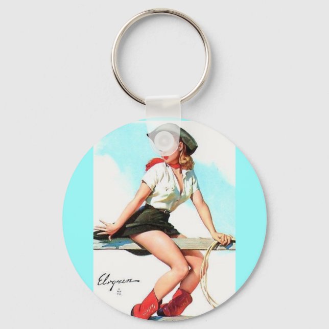 High ho, Silver keychain (Front)