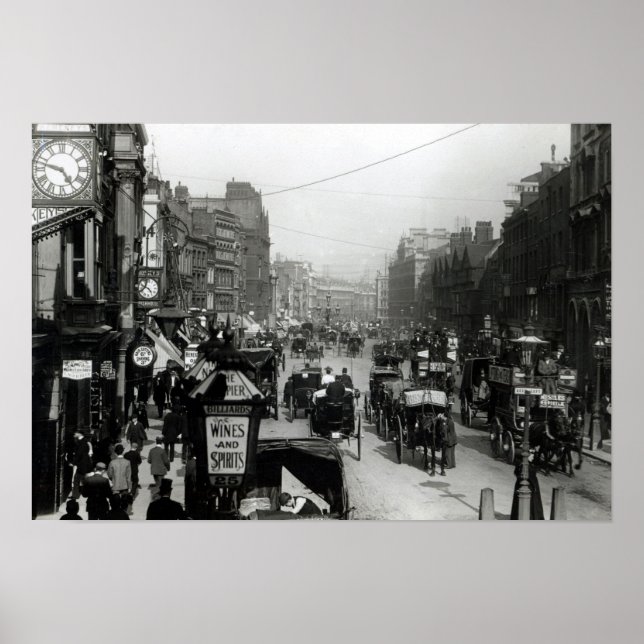 High Holborn, London, c.1890 Poster (Front)