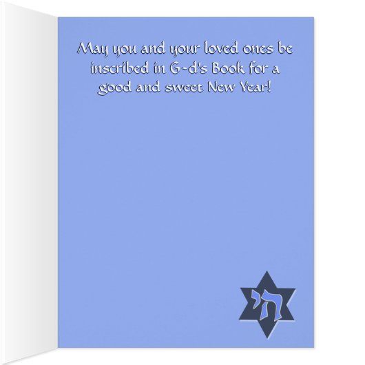 High Holiday Hamsa Kol Nidre - Personalized (Inside (Right))