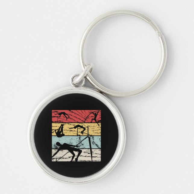 High Jump Retro Keychain (Front)