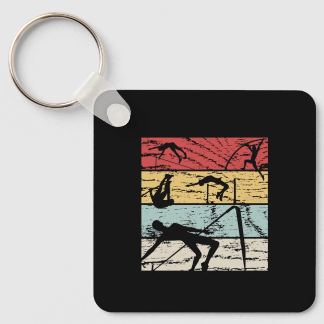 High Jump Retro Keychain (Front)