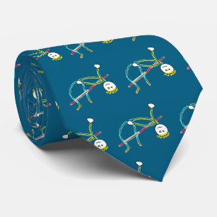 High Jump Stickman Neck Tie