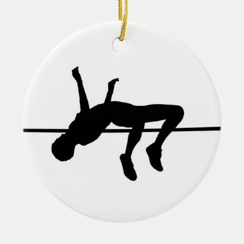 High Jump Track and Field Ornament