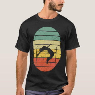 High jump vintage retro sunset high jump for men a T-Shirt