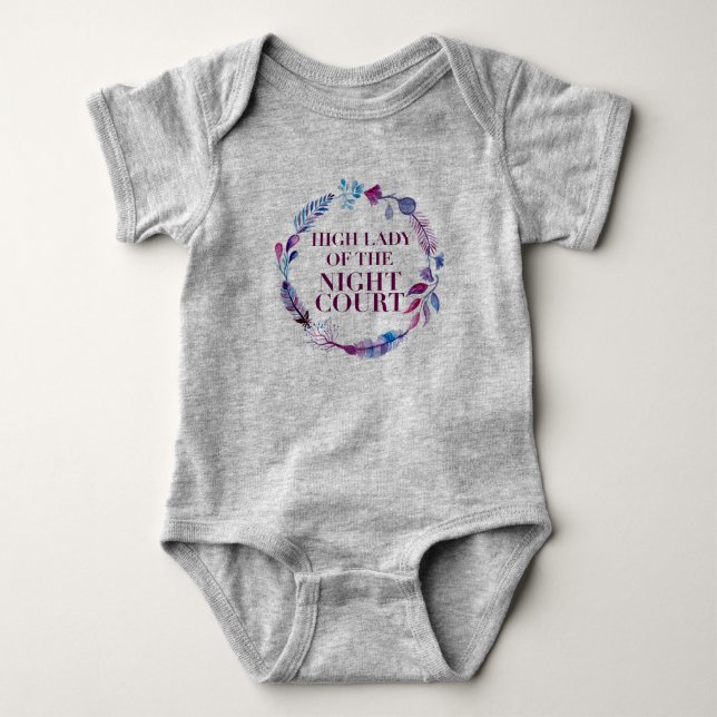 High Lady Of The Night Court Baby Bodysuit (Front)