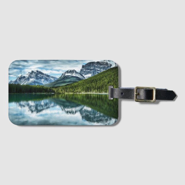 High Lake Reflection Luggage Tag (Front Horizontal)