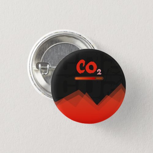 High levels of carbon dioxide pollutioncolorful  button