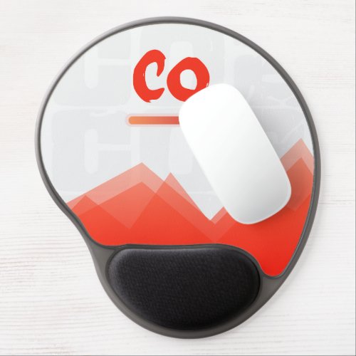 High levels of carbon dioxide pollutioncolorful  gel mouse pad
