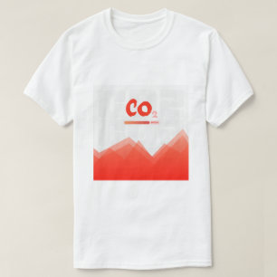 High levels of carbon dioxide pollution,colorful T-Shirt