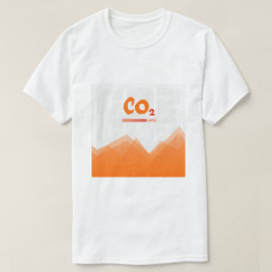 High levels of carbon dioxide pollution,colorful T-Shirt