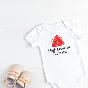 High Levels of Cuteness Baby Bodysuit
