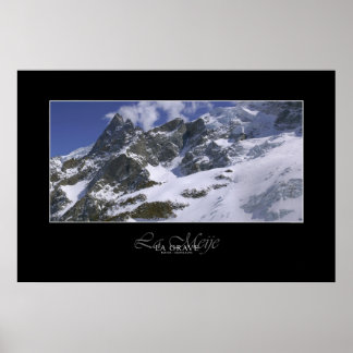 High mountains: La Meije in France Poster