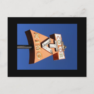 High Neon Style Sign Postcard