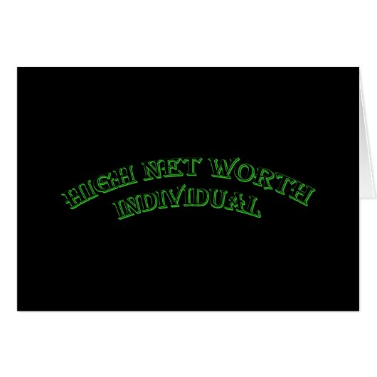 High New Worth Individual (Front Horizontal)