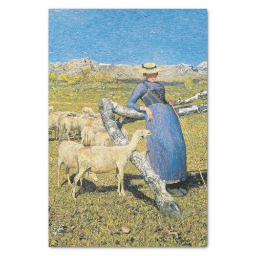 High Noon in the Alps by Giovanni Segantini Tissue Paper