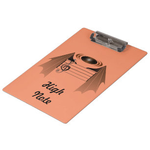 High Note Bat Favorite Song Clipboard