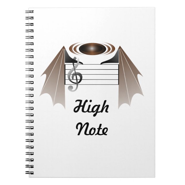 High Note Bat Favorite Song Notebook (Front)