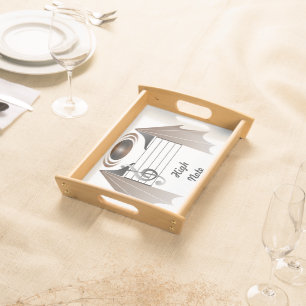 High Note Bat Favorite Song Serving Tray