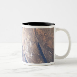 High oblique scene Two-Tone coffee mug