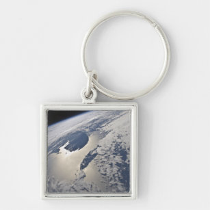 High-oblique view of the Gaspe Peninsula Keychain