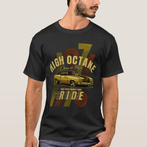 High Octane West Coast Muscle Cars T_Shirt