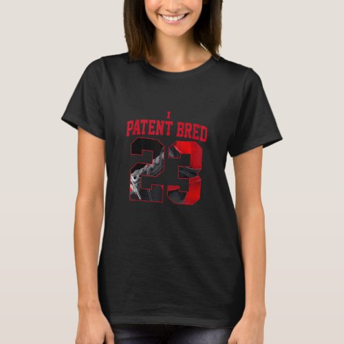 High Og Patent Bred 1s Tee To Match Number 23 Shoe