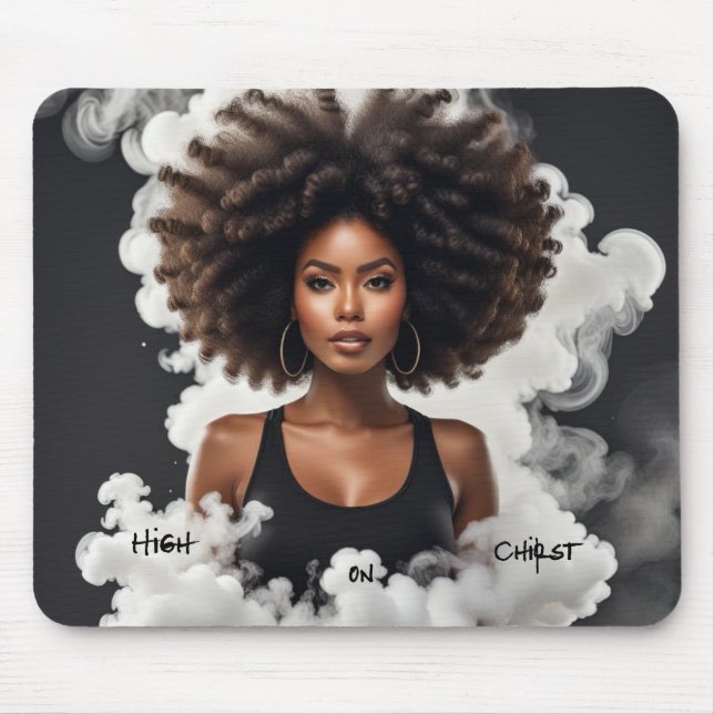 High on Christ Mouse Pad (Front)