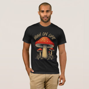 High on Life - Retro Mushrooms T-Shirt