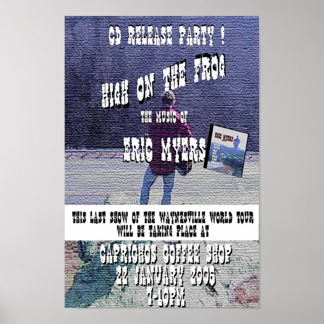 High on the Frog Flyer Poster (Front)