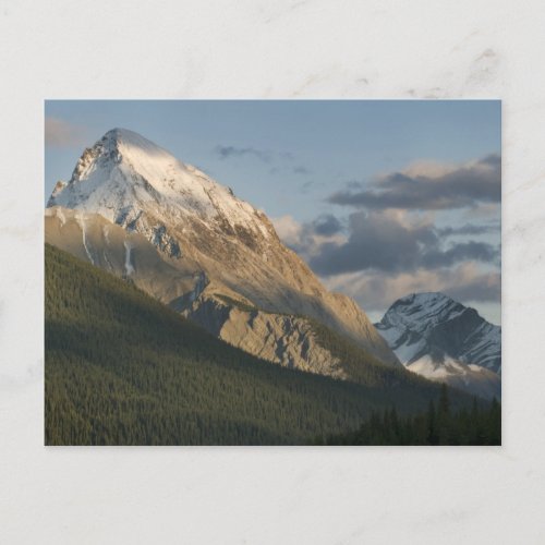 High peak near Maligne Lake Jasper National Postcard