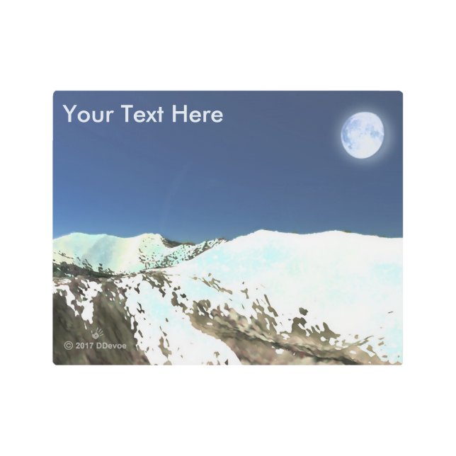 High Peaks - Thin Air Metal Print (Front)