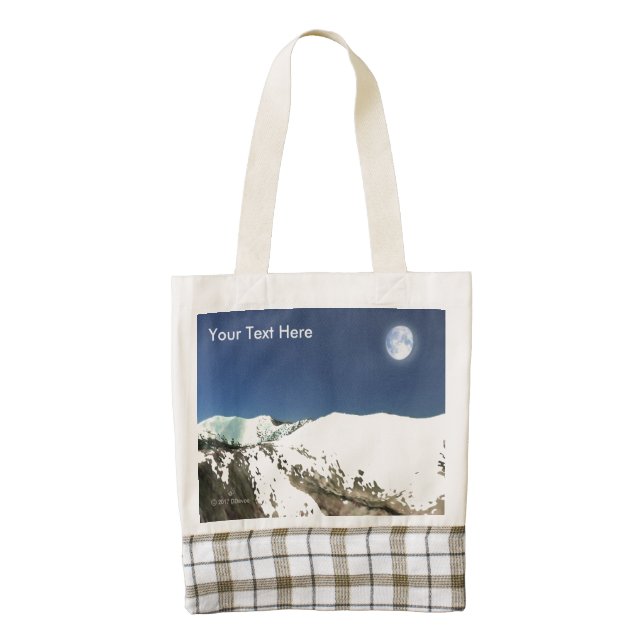 High Peaks - Thin Air Zazzle HEART Tote Bag (Front)