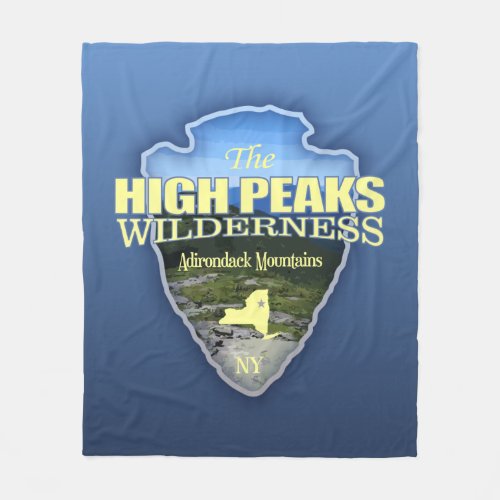 High Peaks Wilderness arrowhead Fleece Blanket