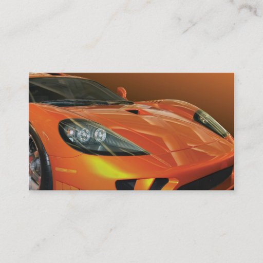 Customizable High Performance Auto Sales and Service Business Card
