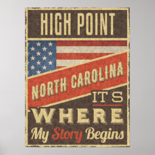 High Point North Carolina Poster