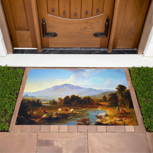 High Point Shandaken Mountains Asher Brown Durand  Doormat (Outdoor)