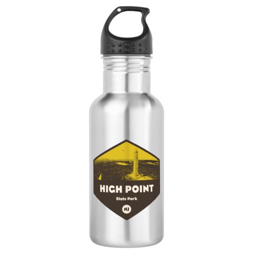 High Point State Park New Jersey Stainless Steel Water Bottle