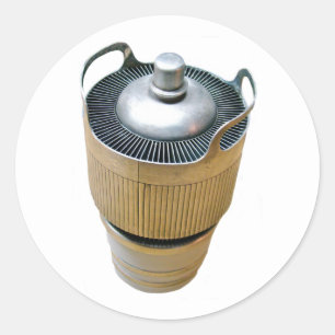 High Power Transmitting Vacuum Tube Classic Round Sticker