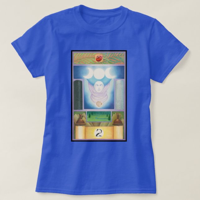 High Priestess Key 2 T-Shirt (Design Front)