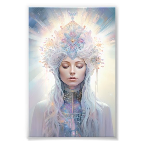 High Priestess Light Codes Goddess Photo Print