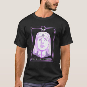 High Priestess Tarot Card Pastel Goth Cult Witch G T-Shirt