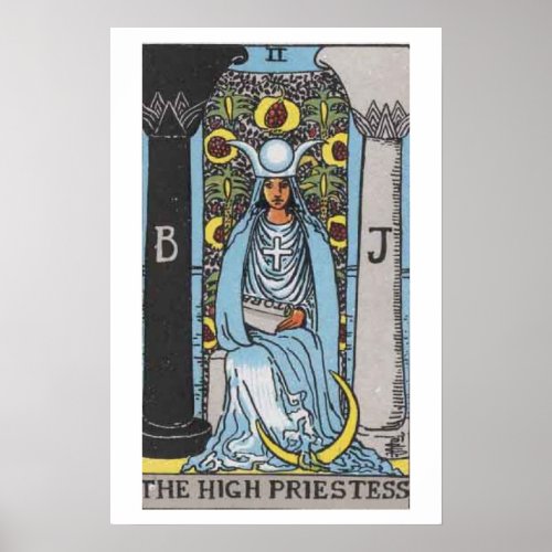 High Priestess Tarot Card Poster
