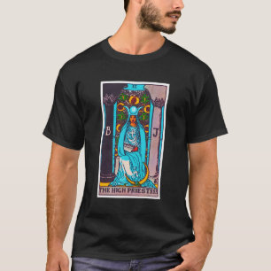 High Priestess Tarot Card Psychic Occult Metaphysi T-Shirt