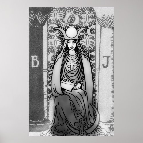 High Priestess Tarot Poster