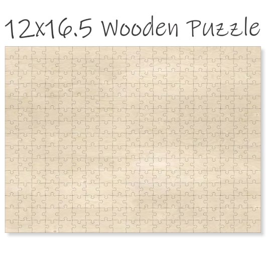 High Quality 285 Piece - 16.5" X 12" Wooden Puzzle (Puzzle Size)