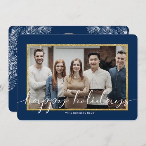 High Quality Business Happy Holiday Photo Cards