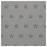 High Quality Cotton Gray Nautical Star Fabric