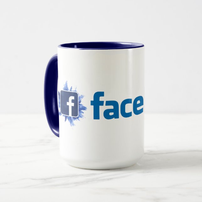 High quality Facebook Mug (Front Left)